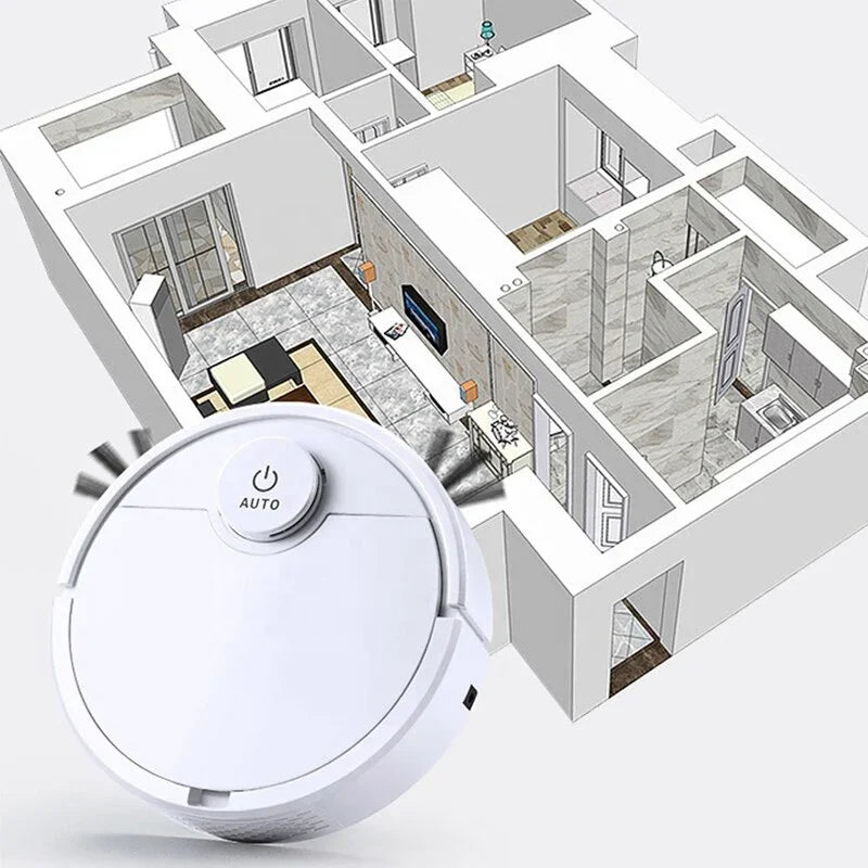 Robô Inteligente de Limpeza 3 em 1 - SmartRobot