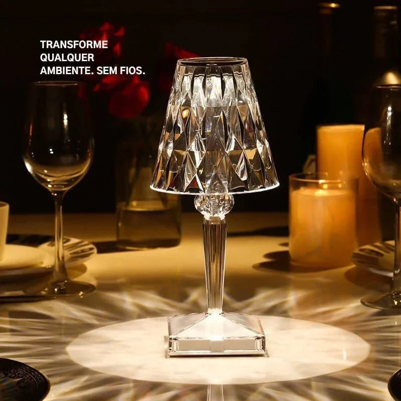 Luminária de Mesa de Led Sem Fio 3 em 1 Touch Utililar