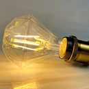 Lâmpada Quente Âmbar Retrô Vintage de Filamento - Formato de Diamante